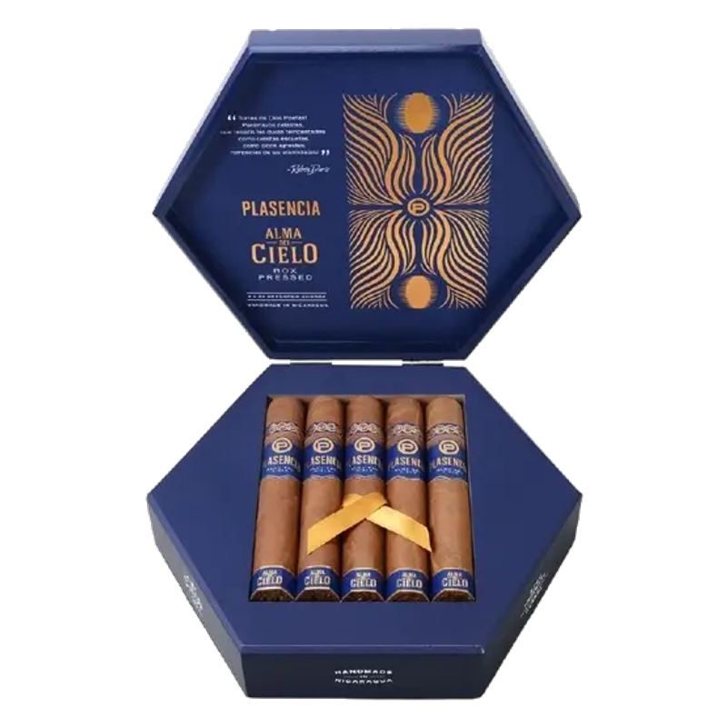 Plasencia Alma del Cielo Amanecer Hexagono Cigar – Box of 10