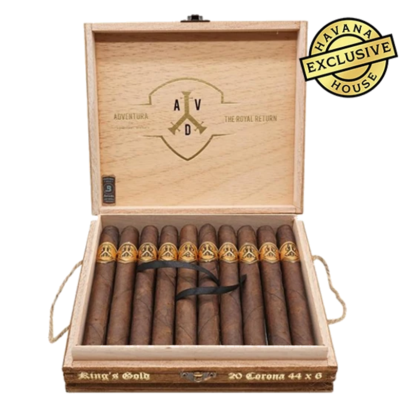 ADVentura The Royal Return Kings Gold Corona Cigar – Box of 20