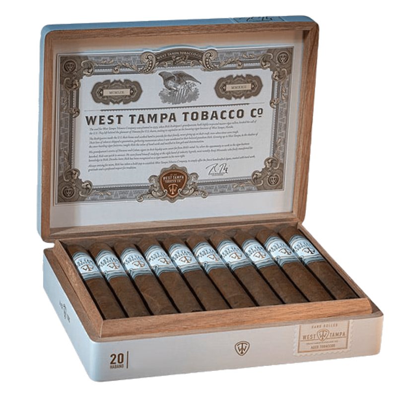 West Tampa Tobacco Company White Robusto Cigar – Box of 20