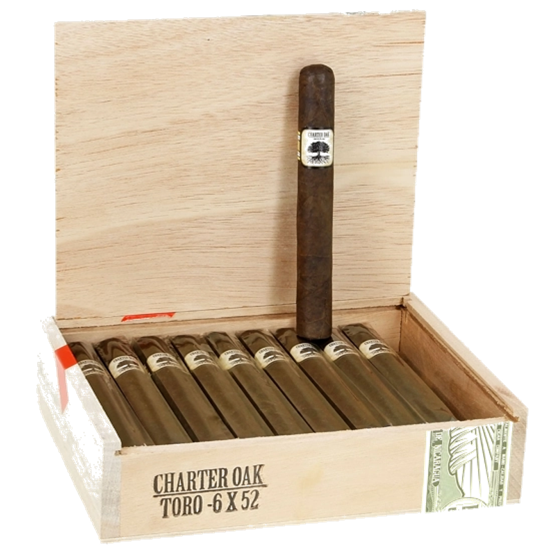 Foundation Charter Oak CT Broadleaf Toro Cigar – Box of 20