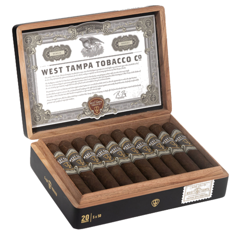 West Tampa Tobacco Company Black Robusto Cigar – Box of 20