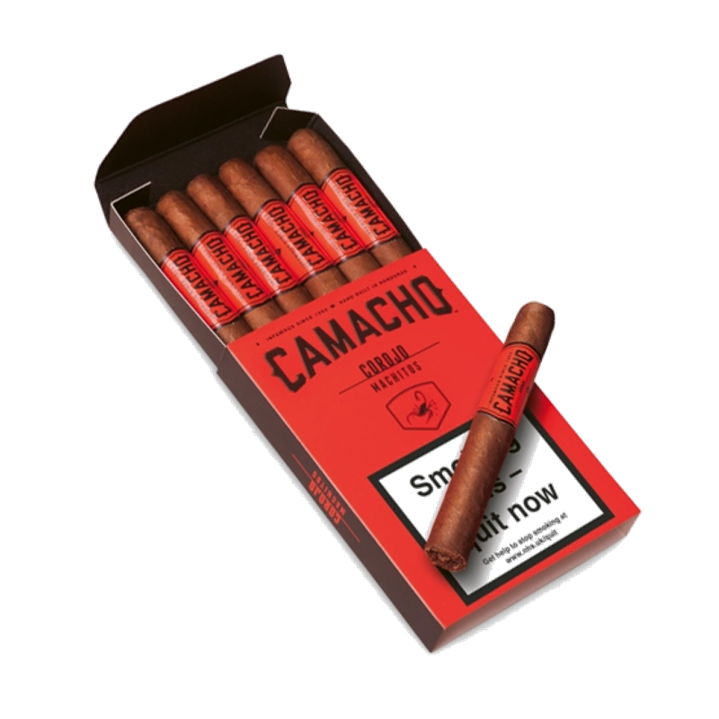 Camacho Machitos Red (Corojo) Cigar – Pack of 6