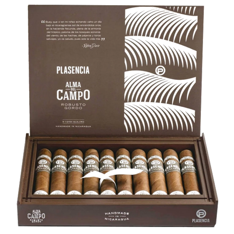 Plasencia Alma Del Campo Tribu Robusto Cigar – Box of 10